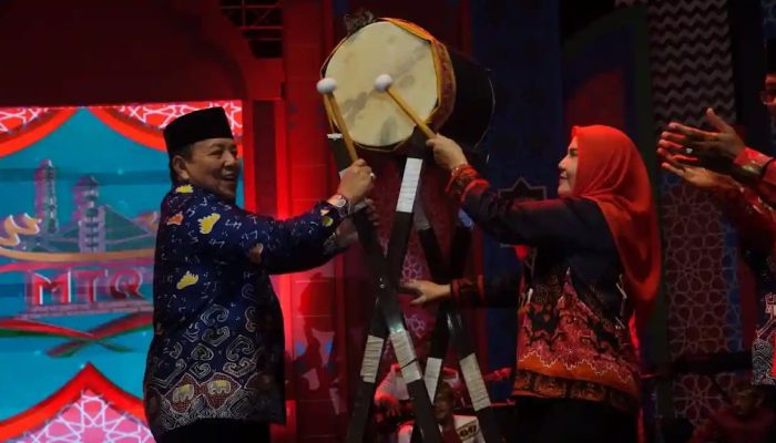 Walikota Eva Hadiri Acara Malam Ta’aruf MTQ Ke–50 Tingkat Provinsi Lampung Tahun 2023