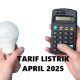 Wajib Tahu! Tarif Listrik April 2025 Sudah Ditetapkan, Cek Kategori Anda