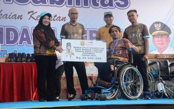 PROTOKOL PEMKOT BANDARLAMPUNG BATALKAN HADIAH UMROH ATLET DISABILITAS