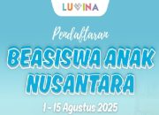 Ayo Daftar Beasiswa Anak Nusantara 2025, Khusus Pelajar SMA Sederajat, Banyak Keuntungan!