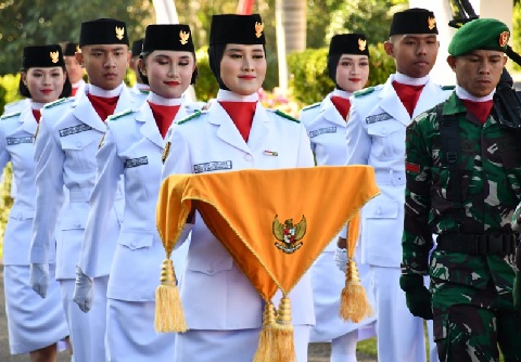 Inilah 76 Paskibraka Nasional 2025 untuk Peringatan HUT ke-80 RI, Resmi Dikukuhkan Prabowo Subianto