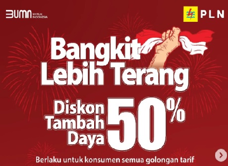 PLN Kasih Diskon Listrik 50% di Agustus 2025 untuk Pelanggan, Simak Caranya!