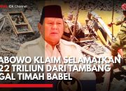 Prabowo Perintahkan Operasi Besar di Bangka Belitung, Diagram Selamatkan Puluhan Triliun dari Tambang Ilegal