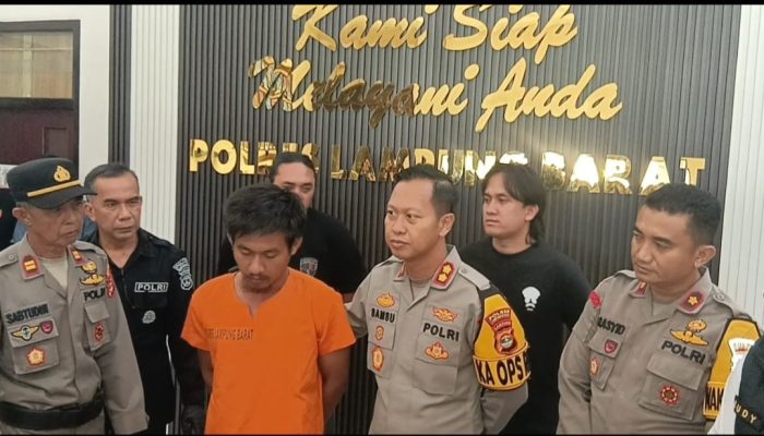 Dendam Lama Diduga Jadi Pemicu, Polisi Ringkus Pelaku Pembunuhan di Lampung Barat Kurang dari 24 Jam