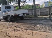 Jalan Rusak dan Minim Penerangan di Tanjung Senang Bandar Lampung, Warga Khawatir Keselamatan