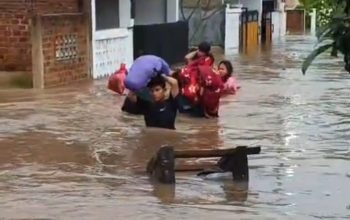 Hujan Lebat Lebih dari Dua Jam, Sejumlah Wilayah Bandar Lampung Terendam Banjir