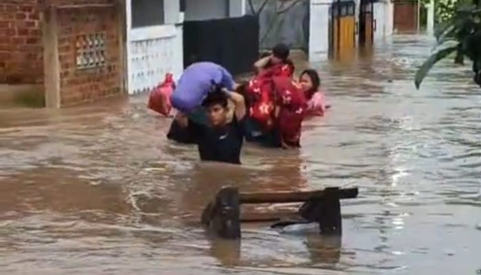 Hujan Lebat Lebih dari Dua Jam, Sejumlah Wilayah Bandar Lampung Terendam Banjir