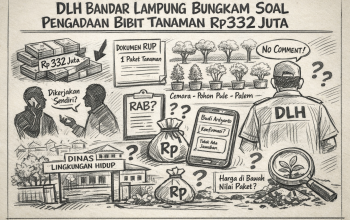 DLH Bandar Lampung Bungkam Soal Kejanggalan Pengadaan Bibit Tanaman Rp332 Juta