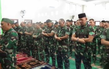 Kodam XXI/Raden Inten Gelar Salat Gaib untuk Tiga Prajurit TNI Gugur di Lebanon