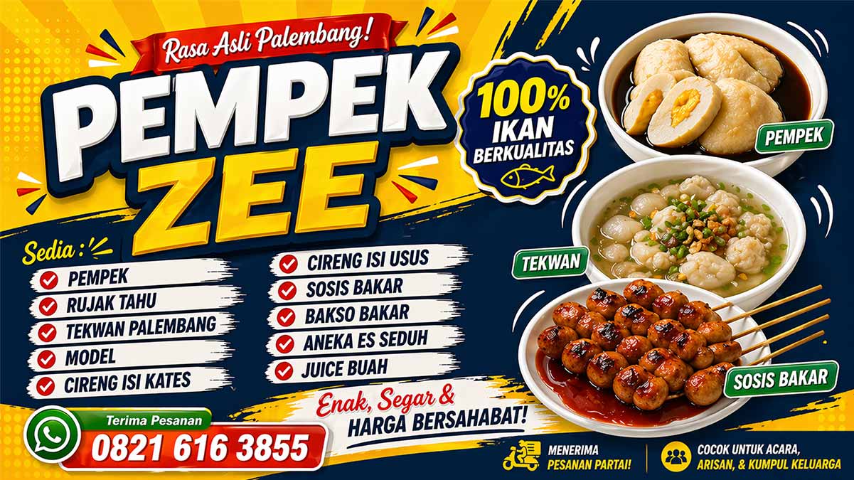 Pempek Zee Terima Pesanan Pempek Asli Palembang