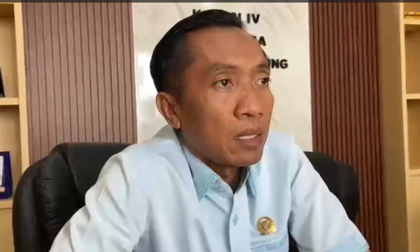 Ketua Komisi IV DPRD Kota Bandar Lampung, Asroni Paslah.