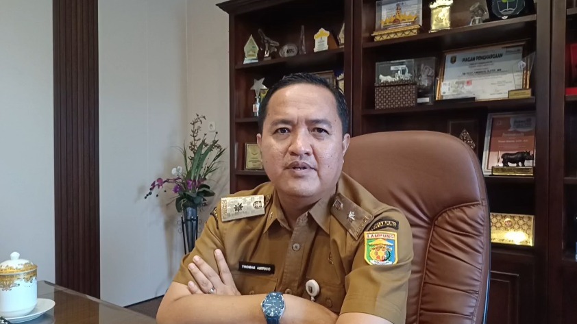 Kepala Dinas Pendidikan dan Kebudayaan Provinsi Lampung, Tomas Amirico -Warta Saburai