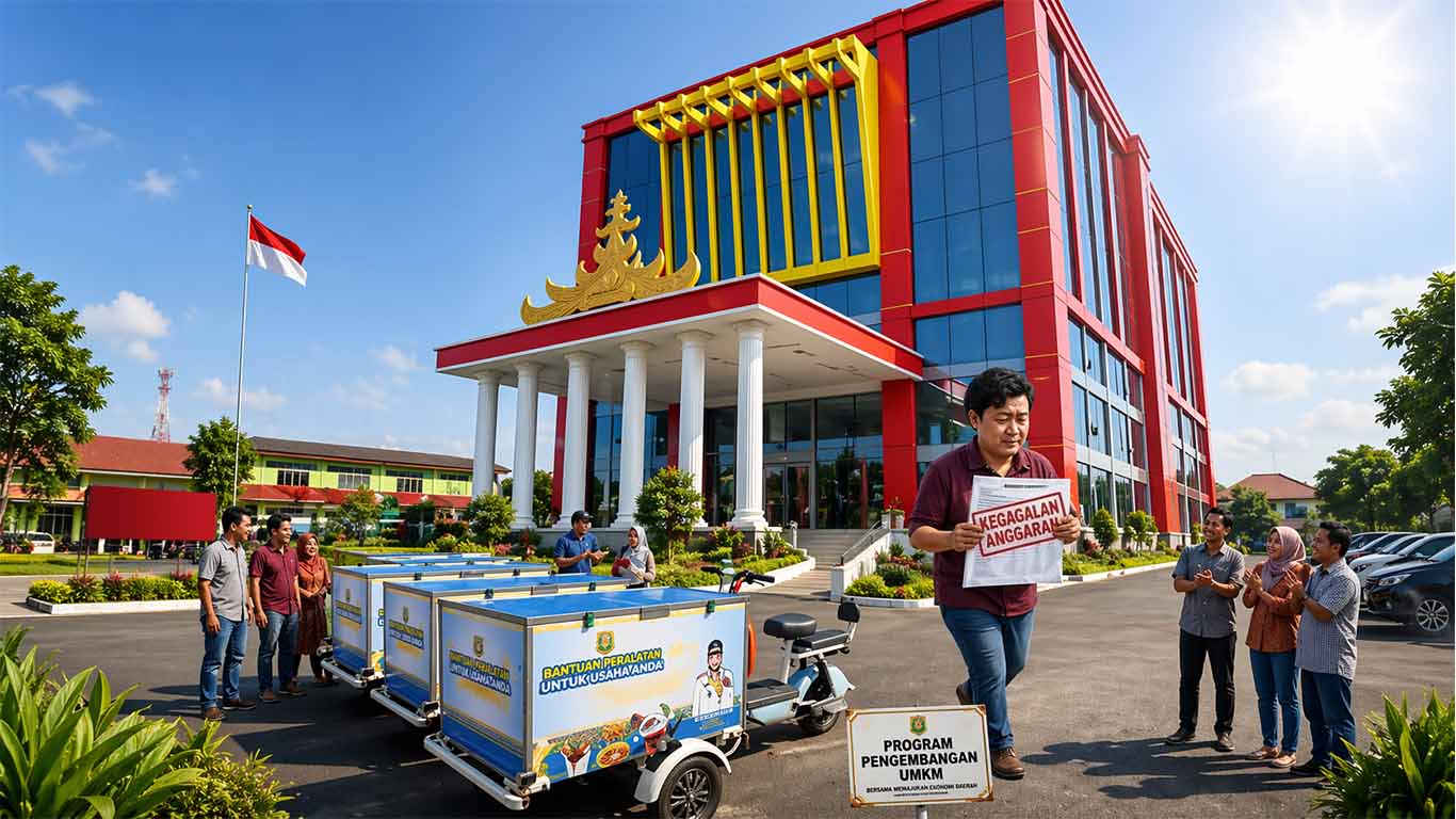 Kebijakan pengadaan gerobak sepeda motor listrik untuk pelaku UMKM oleh Pemerintah Kota Bandar Lampung menuai kritik keras. Lembaga Swadaya Masyarakat Gerakan Pemuda Bangkit - AI