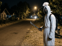 ilustrasi pocong begal